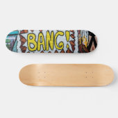 Moderne Farben der Stadtstraße Kunst, Dichtung Skateboard (Horizontal)