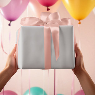 Moderne Farben - Einfache graue Papierrolle Geschenkpapier