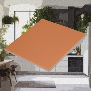Moderne Farben - erdig orange Lila Keramik Tile Fliese