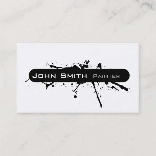 Moderne Farben-Grafikdesign-Nr. 1 Visitenkarte (Vorderseite)