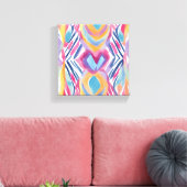 Moderne Farben heute | Wasserfarbenleuchte Leinwanddruck (Insitu (Wohnzimmer))