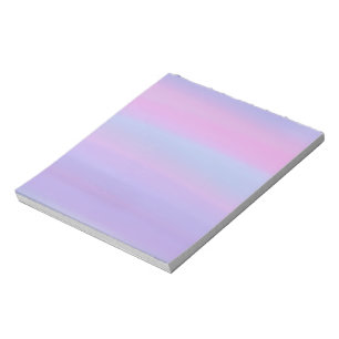 Moderne Farben in Blau und Lila Notizblock