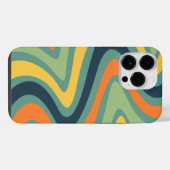 Moderne Farben iPhone Hülle (Rückseite (Horizontal))