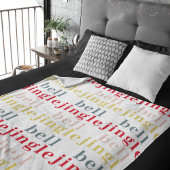 Moderne Farben Jingle Bell Jingle Bell Fleecedecke