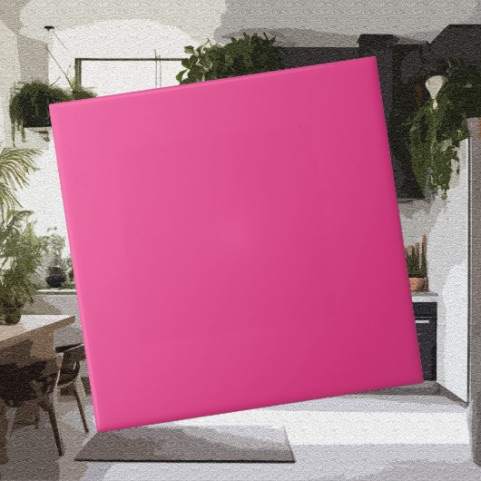 Moderne Farben - Neonrosa Lila Keramik Tile Fliese
