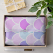 Moderne Farben, schöne Meerjungfrau, nahtloses Mus Seidenpapier (Geschenk)