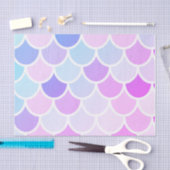 Moderne Farben, schöne Meerjungfrau, nahtloses Mus Seidenpapier (Handwerk)