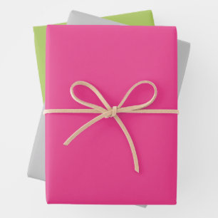 Moderne Farben - Set 12 Papierfolien Geschenkpapier Set
