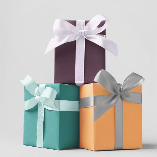 Moderne Farben - Set 2 Papierblätter Geschenkpapier Set