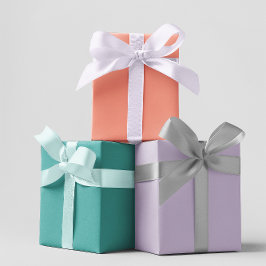 Moderne Farben - Set 3 Verpackungspapierblätter Geschenkpapier Set