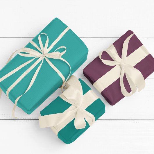 Moderne Farben - Set 8 Papierblätter Geschenkpapier Set