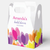 Moderne Farben und Blumen Geschenkschachtel (Geöffnet)