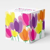 Moderne Farben und Blumen Geschenkschachtel (Vorderseite)