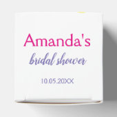 Moderne Farben und Blumen Geschenkschachtel (Oben)