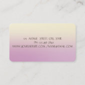 Moderne Farben Wasserfarbe Pinakothek Züst Pinakot Visitenkarte (Rückseite)