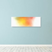 Moderne Farbenfrohe Abstrakte Kunst Gelb Rot Leinwanddruck (Insitu (Holzboden))