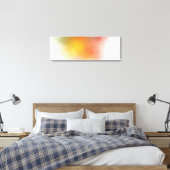 Moderne Farbenfrohe Abstrakte Kunst Gelb Rot Leinwanddruck (Insitu (Schlafzimmer))