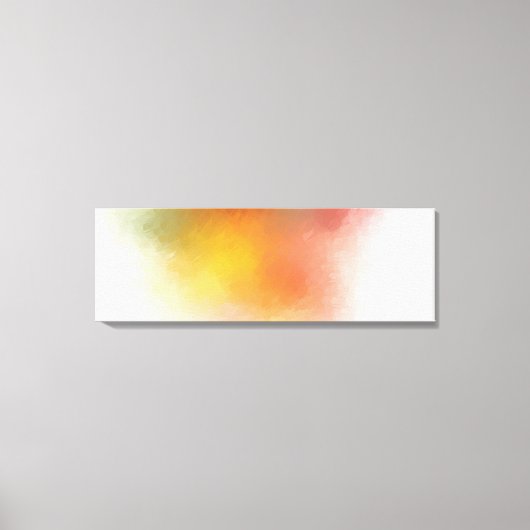 Moderne Farbenfrohe Abstrakte Kunst Gelb Rot Leinwanddruck (Vorderseite)