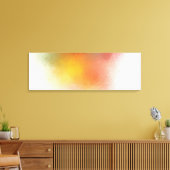 Moderne Farbenfrohe Abstrakte Kunst Gelb Rot Leinwanddruck (Insitu (Wohnzimmer))