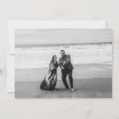 Moderne, farbenfrohe abstrakte Kunst Save the Date (Rückseite)