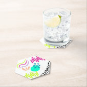 Moderne, farbenfrohe Abstrakte Muster. Untersetzer (Vor Ort)