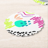 Moderne, farbenfrohe Abstrakte Muster. Untersetzer (angewinkelt)