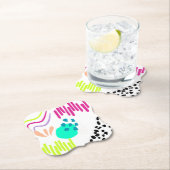 Moderne, farbenfrohe Abstrakte Muster. Untersetzer (Vor Ort)