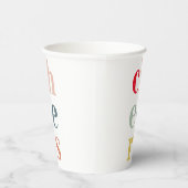 Moderne farbenfrohe Beifall | Pastellfarben Pappbecher (Rechts)