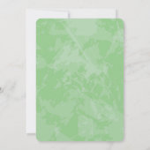 Moderne farbenfrohe Blumenabschlussfeier Einladung (Rückseite)