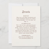 Moderne farbenfrohe Boho Ethnic Floral Mandala Wed Einladung (Rückseite)