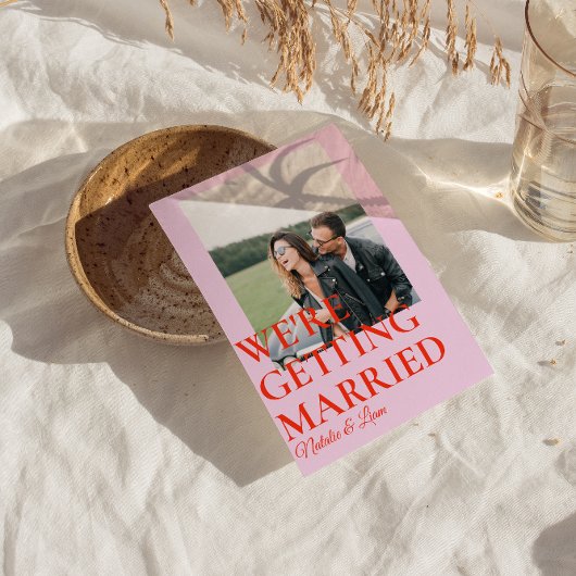 Moderne farbenfrohe Bright Retro Funky Einzigartig Einladung