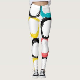 Moderne, farbenfrohe, coole, einzigartige, trendig leggings