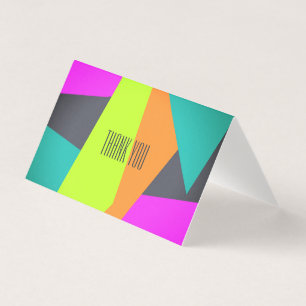 moderne farbenfrohe Dankeschön an geometrische abs