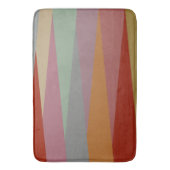 Moderne, farbenfrohe Dreiecke des Mittelalters Badematte (Vorderseite Vertikal)