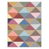Moderne, farbenfrohe Dreiecke des Mittelalters Tischdecke (Vorderseite)
