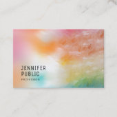 Moderne, farbenfrohe Elegant Template Klasse Visitenkarte (Vorderseite)