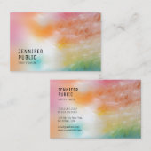 Moderne, farbenfrohe Elegant Template Klasse Visitenkarte (Vorne/Hinten)