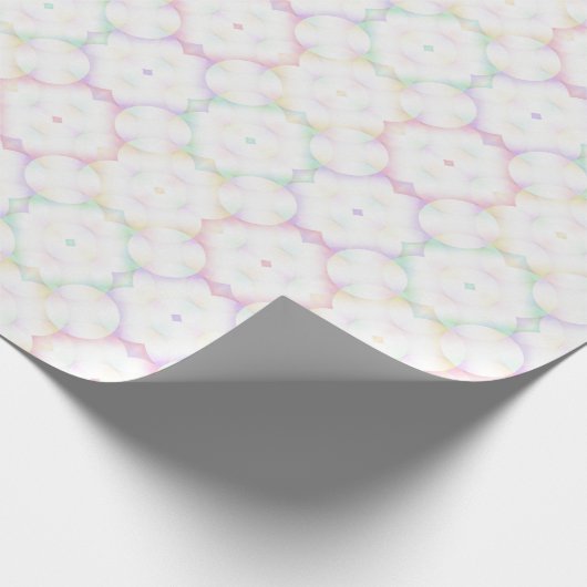 Moderne, farbenfrohe Elegant Trendy Template Geschenkpapier (Ecke)