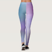 Moderne Farbenfrohe Elegante Abstrakte Kunst Vorla Leggings (Rückseite)
