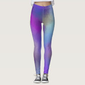 Moderne Farbenfrohe Elegante Abstrakte Kunst Vorla Leggings (Vorderseite)