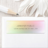 Moderne, farbenfrohe, elegante Minimalistische Vor (Insitu)