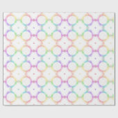 Moderne, farbenfrohe, elegante Vorlage Geschenkpapier (Flach)