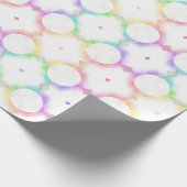 Moderne, farbenfrohe, elegante Vorlage Geschenkpapier (Ecke)