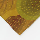 Moderne, farbenfrohe Fallbäume Fleecedecke (Ecke)