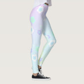 Moderne farbenfrohe Farbenblumen Muster Geschenk Leggings (Rechts)