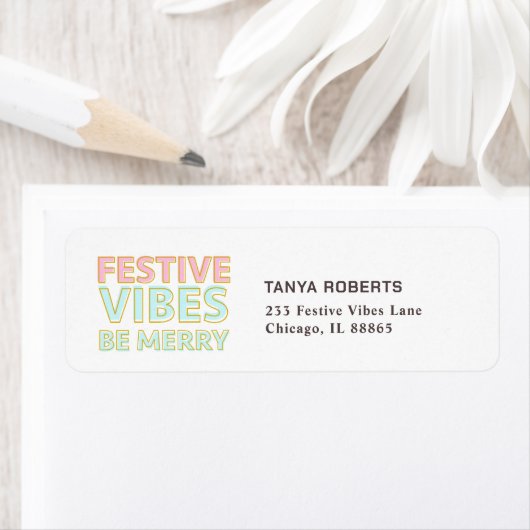 Moderne farbenfrohe festliche Lebensformen lassen (Insitu)