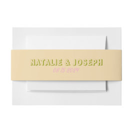 Moderne farbenfrohe fette Fun Retro Einzigartige H Einladungsbanderole