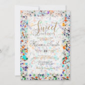 Moderne farbenfrohe Fußball-Seiten im Val Piora Einladung (Vorderseite)