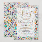 Moderne farbenfrohe Fußball-Seiten im Val Piora Einladung (Vorne/Hinten)