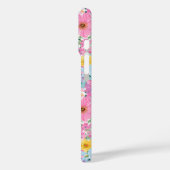 Moderne farbenfrohe Gartenmonogramm Case-Mate iPhone Hülle (Rückseite / Links)